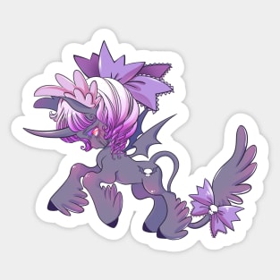 Goth Unicorn Sticker